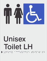 Silver Toilet Signs