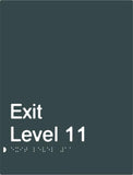 Exit Signs (White/Black, White/Charcoal Grey)