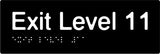 Slim Exit Signs (White/Black, White/Charcoal Grey)