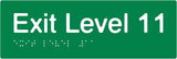 Slim Exits - Polypropylene - Green
