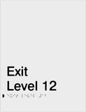 Standard Exits - Anodised Aluminium