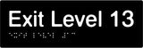 Slim Exit Signs (White/Black, White/Charcoal Grey)