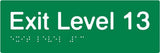 Slim Exits - Polypropylene - Green