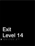 Exit Signs (White/Black, White/Charcoal Grey)