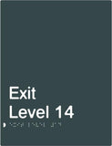 Exit Signs (White/Black, White/Charcoal Grey)