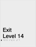 Standard Exits - Exit Level - Polypropylene - Silver