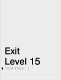 Standard Exits - Anodised Aluminium