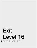 Standard Exits - Anodised Aluminium