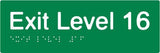 Slim Exits - Polypropylene - Green