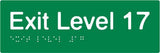 Slim Exits - Polypropylene - Green