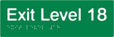 Slim Exits - Polypropylene - Green