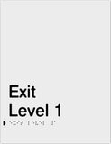 Standard Exits - Exit Level - Polypropylene - Silver