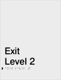 Standard Exits - Exit Level - Polypropylene - Silver