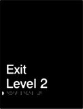 Exit Signs (White/Black, White/Charcoal Grey)