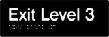 Slim Exit Signs (White/Black, White/Charcoal Grey)