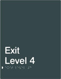Exit Signs (White/Black, White/Charcoal Grey)