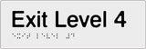Slimline Exits - Polypropylene - Silver