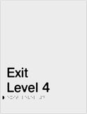 Standard Exits - Exit Level - Polypropylene - Silver