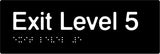 Slim Exit Signs (White/Black, White/Charcoal Grey)