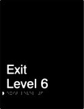Exit Signs (White/Black, White/Charcoal Grey)