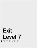 Standard Exits - Exit Level - Polypropylene - Silver