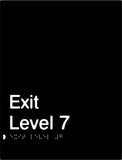 Exit Signs (White/Black, White/Charcoal Grey)