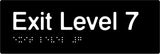Slim Exit Signs (White/Black, White/Charcoal Grey)