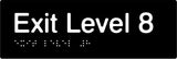 Slim Exit Signs (White/Black, White/Charcoal Grey)