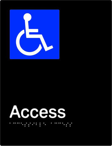 Accessible Access - Polypropylene - Black / Charcoal