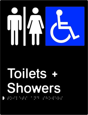 Airlock - Male, Female & Accessible - Toilets & Shower - Polypropylene - Black / Charcoal