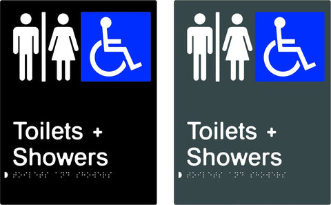 Airlock - Male, Female & Accessible - Toilets & Shower - Polypropylene - Black / Charcoal