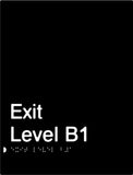 Exit Signs (White/Black, White/Charcoal Grey)
