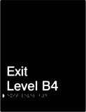 Exit Signs (White/Black, White/Charcoal Grey)