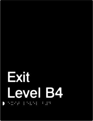 Exit Signs (White/Black, White/Charcoal Grey)