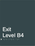 Exit Signs (White/Black, White/Charcoal Grey)
