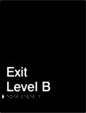 Exit Signs (White/Black, White/Charcoal Grey)