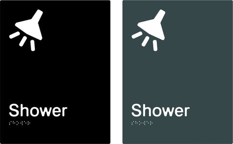 Shower - Polypropylene - Black / Charcoal