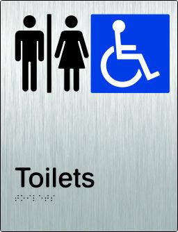 Airlock - Male, Female & Accessible Toilets - Stainless Steel
