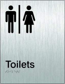 Airlock - Male & Female Toilets - Stainless Steel