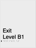 Standard Exits - Exit Level - Polypropylene - Silver