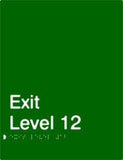Standard Exits - Polypropylene - Green