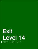 Standard Exits - Polypropylene - Green