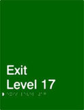 Standard Exits - Polypropylene - Green