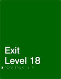 Standard Exits - Polypropylene - Green