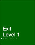 Standard Exits - Polypropylene - Green
