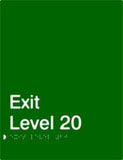 Standard Exits - Polypropylene - Green