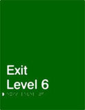 Standard Exits - Polypropylene - Green