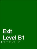 Standard Exits - Polypropylene - Green