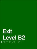 Standard Exits - Polypropylene - Green