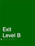 Standard Exits - Polypropylene - Green